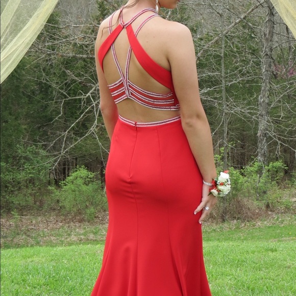 Red Prom Dress - Picture 2 of 5